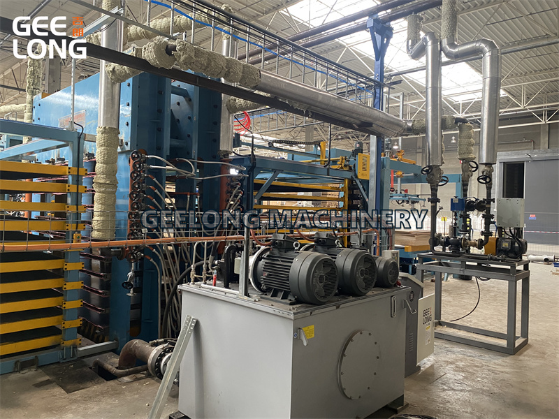 Автоматическая линия горячего прессования ламината ламината (7)