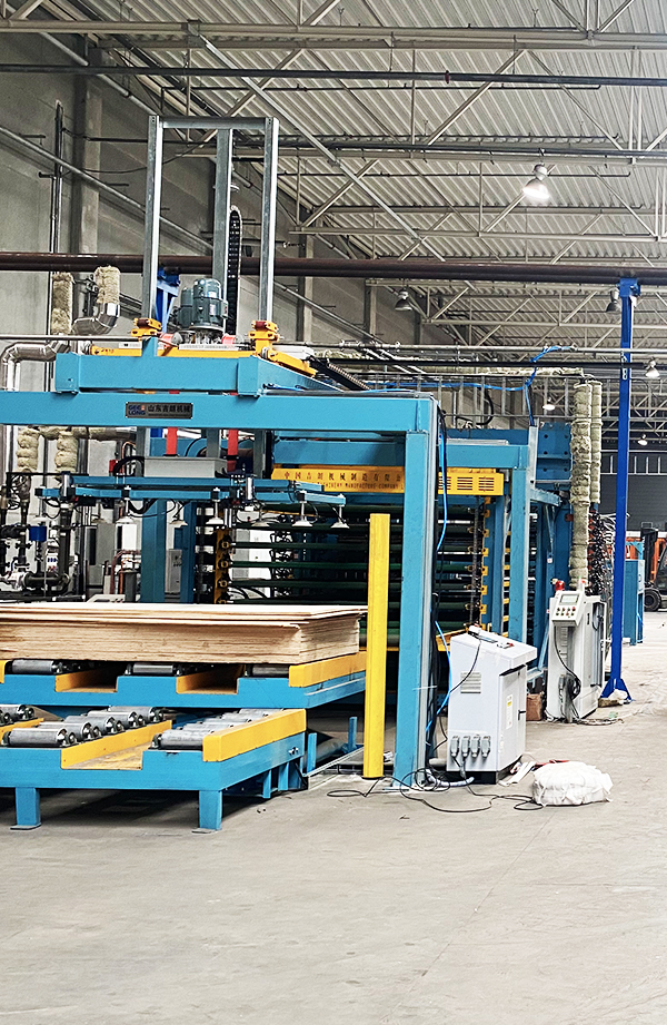 Полностью автоматическая линия горячего прессования ламинированной фанеры для деревянных панелей