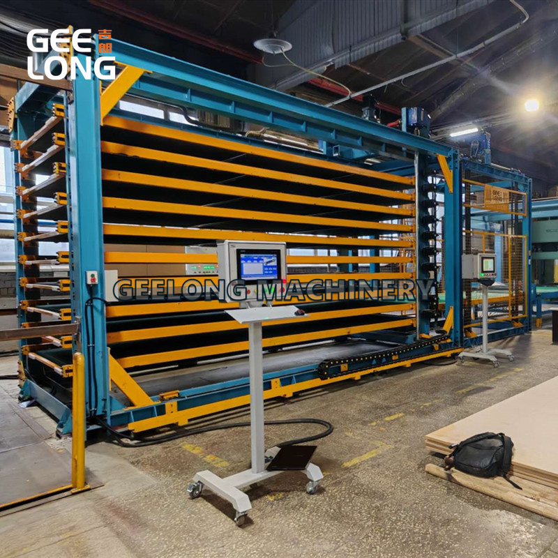 Продольный автоматический загрузчик фанеры с сервоприводом для линии горячего прессования